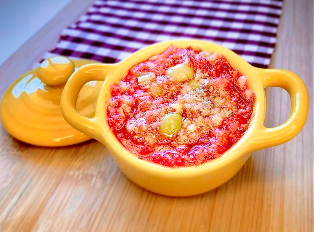 Polentinha com ragú de ossobuco enriquecido