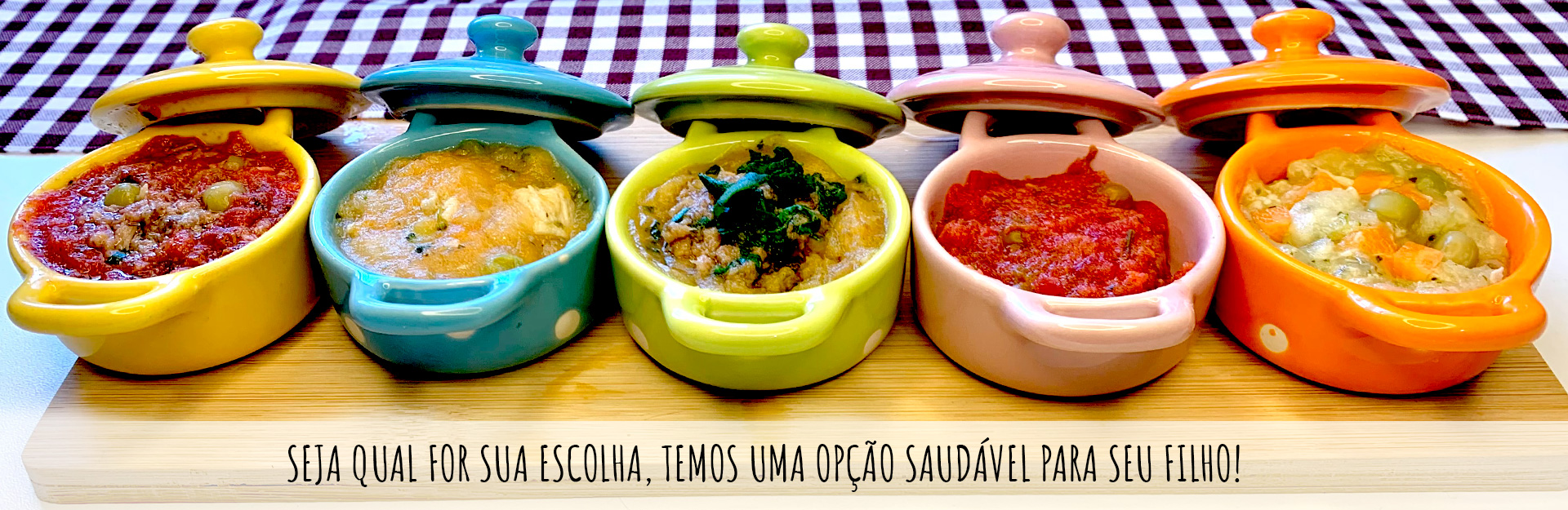 Comida saudável para bebês e crianças