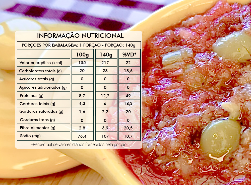 Polentinha com ragú de ossobuco enriquecido